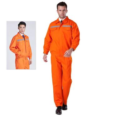 Imagem de Conjunto Uniforme EPI Profissional Segurança Faixa Refletiva Mecanico Eletricista Obra Serviço