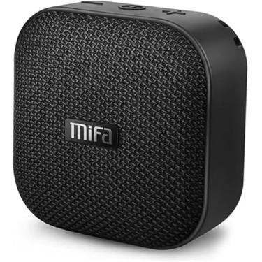 Imagem de Caixa de Som Bluetooth Portátil MIFA A1-15 Horas de Reprodução, Alto-falante Sem Fio IP56 À Prova D'Água e Poeira, Entrada de Áudio de 3,5 mm, Preto