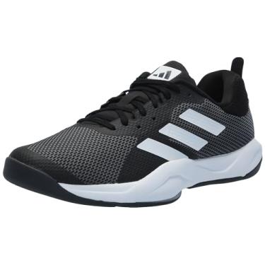Imagem de adidas Tênis feminino Rapidmove Trainer, Preto/branco/cinza, 9.5