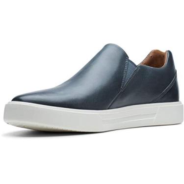 Imagem de Cal a masculina Clarks Un Costa Step, Slate Blue Leather, 9