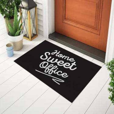 Imagem de Tapete Capacho Divertido Para Porta Frase - Home Sweet Office Ca712