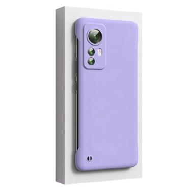 Imagem de Capa rígida ultrafina sem moldura para Xiaomi Mi 12T 11T 10T 9T Pro 13 12S 11 Ultra 11 Lite NE 5G 12 11 10 9 8 Pro Capa de telefone fosca, roxo claro, para Mi 10