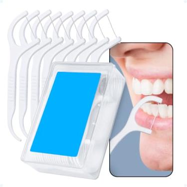 Imagem de Kit Fio Dental Profissional Com Haste 26 Unidades Limpeza Aparelho Com Estojo Portátil