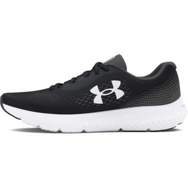 Imagem de Under Armour Tênis de corrida infantil Charged Rogue 4, (001) Preto/Castlerock/Branco, 5.5 Big Kid