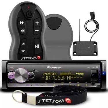 Imagem de Radio Pioneer Som Bluetooth Usb Sem Toca Cd Mvh-x3000br Com Controle L