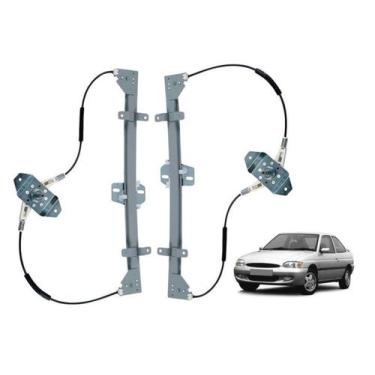 Imagem de Par Maquina Vidro Manual Escort 2 portas L GL Ghia XR3 Sapão - Zinni G