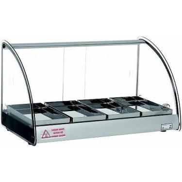 Imagem de Estufa Básica 4 Bandejas Titã ACL Curva 584B Cinza 62cm, 220V