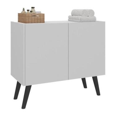 Imagem de Gabinete Armário de Banheiro 62,5cm Retrô 2 Portas Multimóveis MP5045,