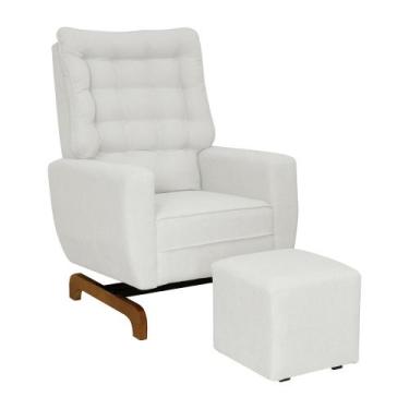 Imagem de Poltrona De Amamentação Olivia Com Balanço Bebê Completo - Gariani, PB