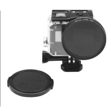 Imagem de Filtro Polarizado CPL 58mm com tampa da Lente para GoPro 5, 6, 7 - Sho