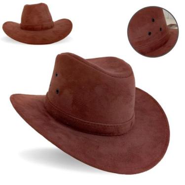 Imagem de Chapeu Country Cowboy Feminino Peão Rodeio Boiadeira Vaqueiro American