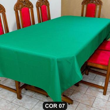 Imagem de Toalha de Mesa Natalina 12 Lugares 3,50m x 1,40m Oxford Estampado - Ra