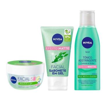 Imagem de NIVEA Kit - Sabonete Facial em Gel + Hidratante Facial + Tônico Adstri