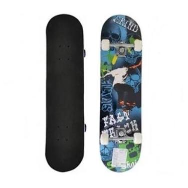 Imagem de Skate Infantil Varias Cores Com Lixa 78,5Cm - Futuro