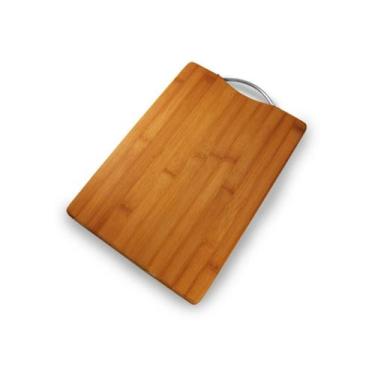 Imagem de Tábua De Carne Legumes Churrasco Frios Multiuso Em Bambu Ação Bacteric