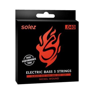 Imagem de Encordoamento para Contra Baixo 5 cordas Slb540 .040 Solez