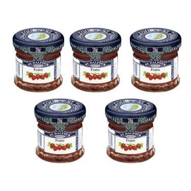 Imagem de Kit 5 Geleias Importadas Mini St Dalfour Morango Degustação - St. Dalf