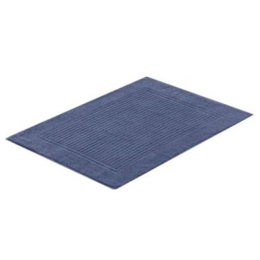 Imagem de Toalha de Piso 48x70cm Azul  Buddemeyer - Canelado