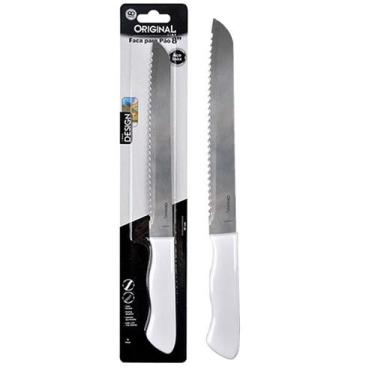 Imagem de Faca Cortar Pão Bolo Serrilhada Aço Inox Premium - Original Line