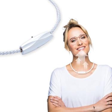 Imagem de Purificador de ar Airvida M1 Ionic Wearable (branco 45 cm) – Taxa de remoção de poluentes de até 99%, elegante e leve com 3 modos, colar e clipe de titânio, operação silenciosa, 20 g