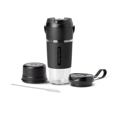 Imagem de nutribullet Liquidificador portátil flip com copo Tritan, preto, NBPB10350