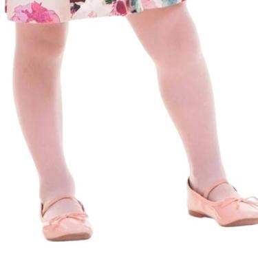 Imagem de Meia Calça Infantil Menina Fio 20 Casual Dia a Dia Trifil W06891, Rosa