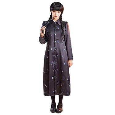 Imagem de miccostumes Women's Costume Girls Cosplay Long Sleeve Collar Jacket Dress (S)