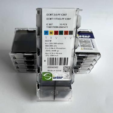 Imagem de Lâmina original DCMT11T302-PF IC807/Lâmina CNC de carboneto 10 peças