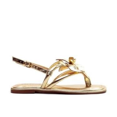 Imagem de Rasteira Cecconello Ouro-Feminino