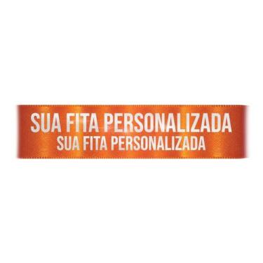 Imagem de Fita de Cetim Personalizada CFS007 - 30mm X 45metros - Laranja 066 - 0