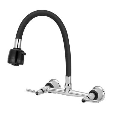 Imagem de Torneira Misturador Cozinha Parede Gourmet Colorido 1/4v. - Modelar