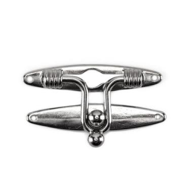 Imagem de Fecho Mola Metal Decoração Artesanato 4 Unidades - Metallica Acessório