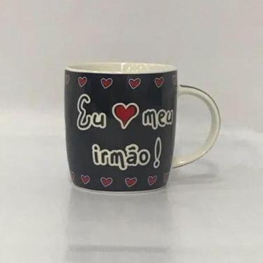 Imagem de Caneca Eu Amo Meu Irmão Na Lata (opção) 300ml- Happy Days, cx papel