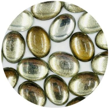 Imagem de Colagem Pedra Cristal Quartz 18x13mm  Transparente10pçs 19g - Macall