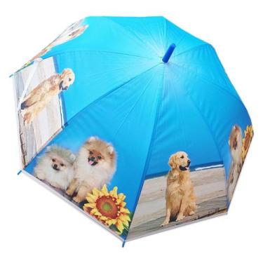 Imagem de Guarda Chuva Estampa Pet Abertura Automática - Modelo Cachorro - L&Q, 