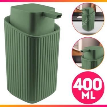 Imagem de Porta Sabonete Liquido Dispenser Álcool Gel Detergente Banheiro Cozinh