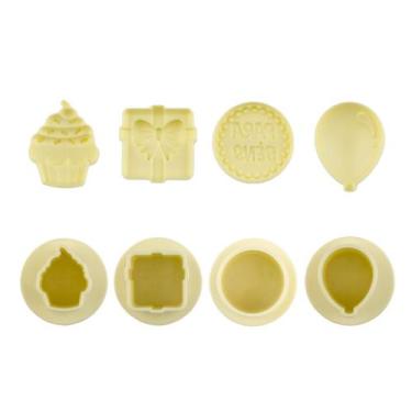 Imagem de Moldes ejetor max p/ doces e brigadeiros parabéns-blue star