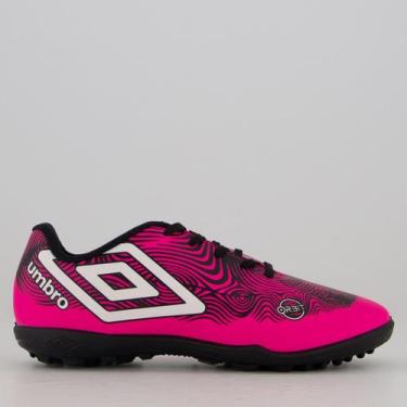 Imagem de Chuteira Umbro Orbit Society Juvenil Rosa, 31
