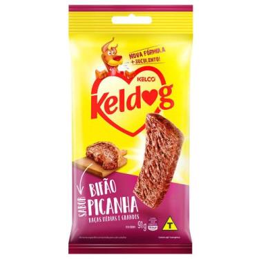 Imagem de Petisco Keldog Bifão Sabor Picanha Kelco 91g - Kelco Pet Care