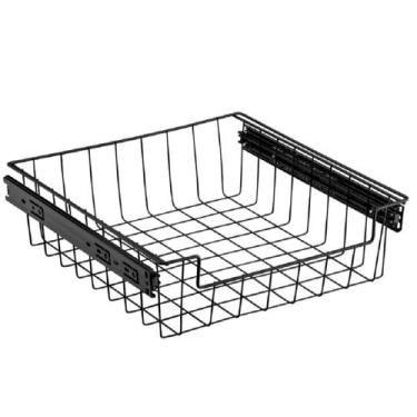 Imagem de 0865 Gaveta Fruteira Deslizante Baixa 370mm Preta Schmitt