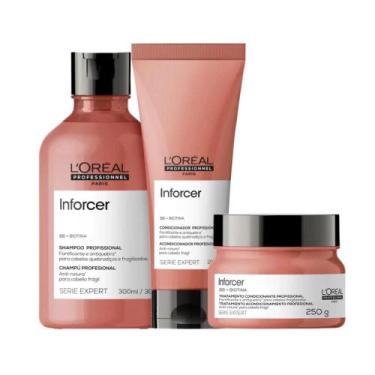 Imagem de L'Oréal Professionnel Serie Expert Inforcer (Kit Trio Pequeno) - Lorea