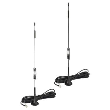 Imagem de Superbat Antena de bobina magnética externa 7dBi TS9 Conectores Antena para Modem Dongle AT&T Nighthawk M5 / MR5100 M1 / MR1100, Verizon Jetpack 8800L MiFi Hotspots, pacote com 2