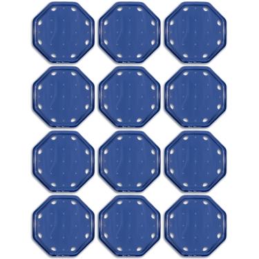 Imagem de GoFloats Aquecedores Solares Infláveis V2 - Pacote com 12 Unidades - Aquecimento e Isolamento de Piscina - Azul - Cobertura de Piscina