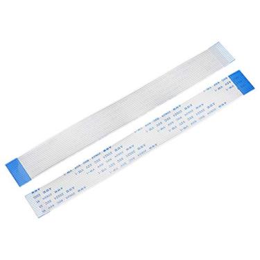 Imagem de Cabo plano flexível uxcell, cabo de fita flexível FPC FFC de 16 pinos de 1 mm de inclinação de 150 mm para TV LCD, leitor de DVD de áudio de carro, 5 peças (tipo B)