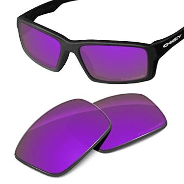 Imagem de Lentes de desempenho da Tintart compatíveis com Oakley Twitch gravadas polarizadas, Plum Purple - Polarized, One Size
