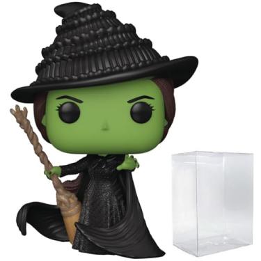 Imagem de POP Filmes: Wicked - Boneco de vinil Funko Elphaba (incluído com caixa protetora compatível), multicolorido, 9,5 cm