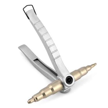 Imagem de QWORK Ferramenta de expansão de tubo de cobre - Ferramenta manual de 1/10.2 cm a 7/20.3 cm para expansão de tubos de refrigeração