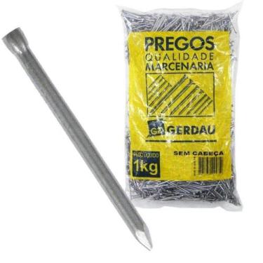 Imagem de prego gerdau 12x12 sem cabeça 1 kilo