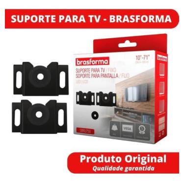 Imagem de suporte TV LCD brasforma 10 a 71