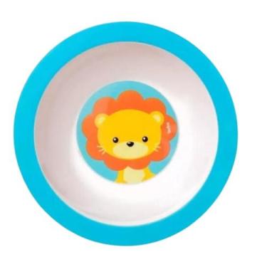 Imagem de Prato Infantil Tigela Bowl Fundo Leão Alimentação Bebê 6 meses Introdu